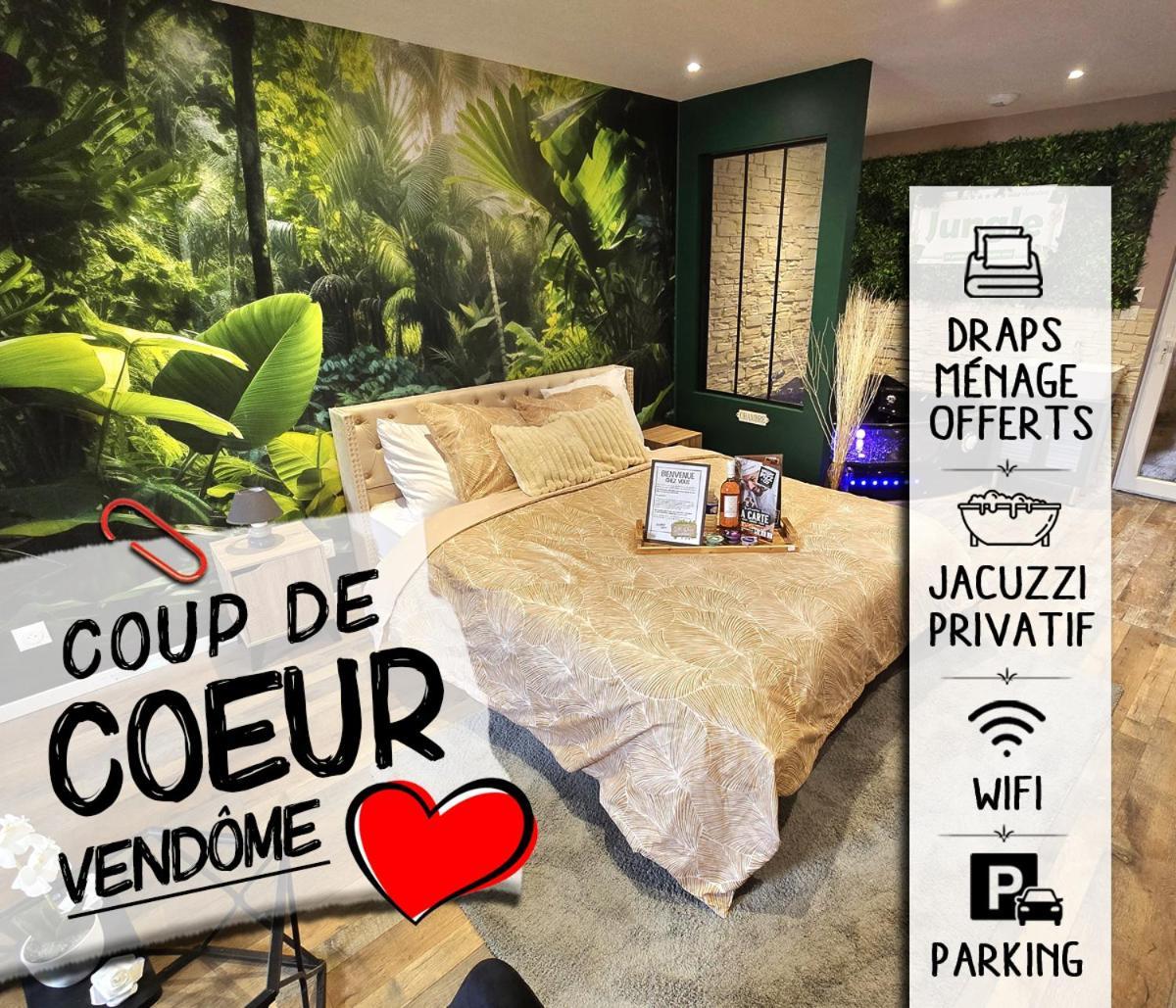 Appartement Chambre Cosy - Jacuzzi - Little Room Vendôme Buitenkant foto